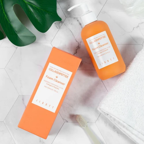 Jigott Collagen Peptide Foam Cleanser 200ml 6.76 fl.oz 지고트 콜라겐 펩타이드 클렌저 200ml 6.76 fl.oz - Image 6