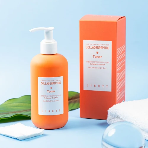 Jigott Collagen Peptide Toner 300ml 10.14 fl.oz. 지고트 콜라겐 펩타이드 토너 300ml 10.14 fl.oz. - Image 3