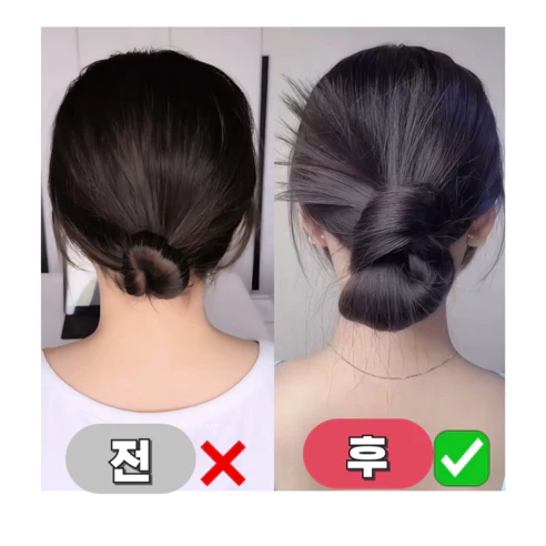Messy Fake Bun Style Hairpieces Claw Bun clip ponytail Gasi Bun Volumizing 자연스러운 가시번 집게형 가발 로우번 올림머리 3초 똥머리 포니테일 - Image 6