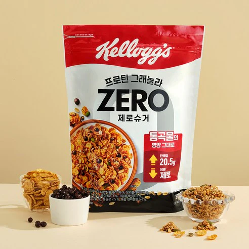 [PACK OF 2] Kellogg’s Protein Granola Zero Sugar 350g 켈로그 프로틴 그래놀라 제로슈거 350g - Image 3