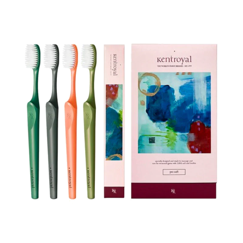 KENT ROYAL PRO SOFT TOOTHBRUSH (PACK OF 4) 켄트 로얄 프로 소프트 칫솔 4개입 - Image 3