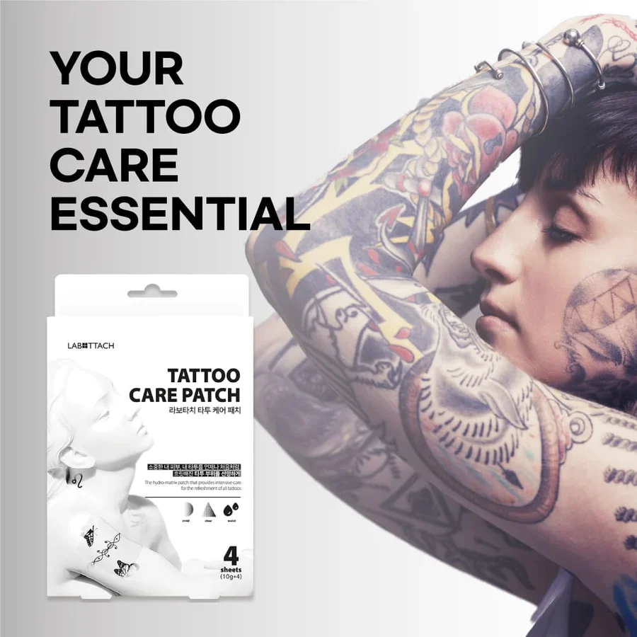 Labottach Tattoo Care Patch (for old tattoo) 4 Sheets 라보타치 타투 케어 패치 4매 - Image 5