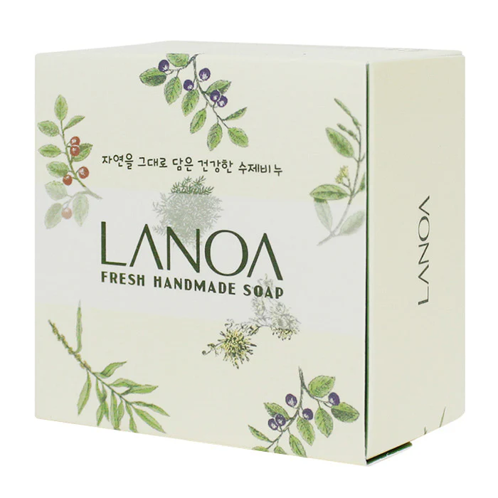 [1+1] LANOA  Heartleaf Soap HANDMADE SOAP 100g 라노아 어성초 비누 100g (Houttuynia Cordata, Teatree soap for Acne Prone and Sensitive Skin) - Image 4