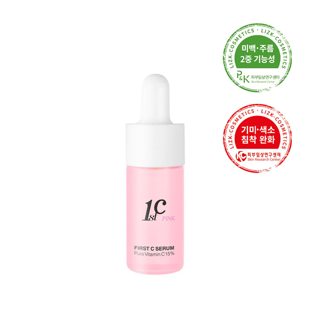 Liz K First C Serum Pink Pure Vitamin C 15%, 10ml X 5ea 리즈케이 퍼스트 C 세럼 핑크 퓨어 비타민씨 10ml X 5ea - Image 3