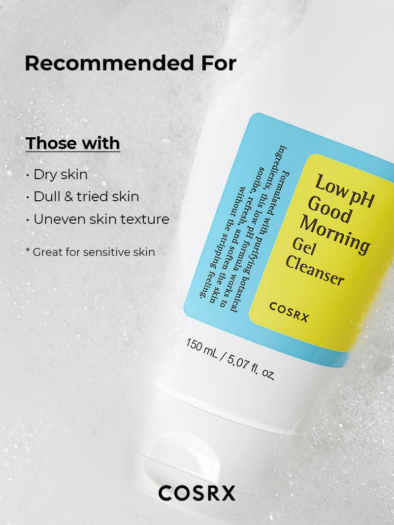 COSRX Low pH Good Morning Gel Cleanser 150ml 약산성 굿모닝 젤 클렌저 150ml - Image 4