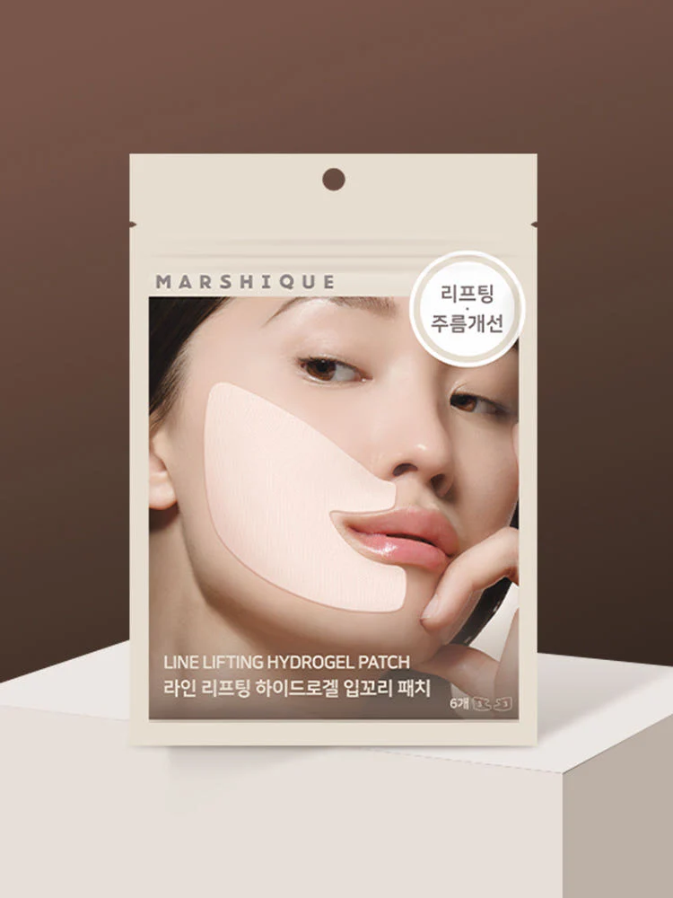MARSHIQUE Line Lifting Hydrogel Smile Zone Patch 6 patches 마르시끄 라인 리프팅 하이드로겔 입꼬리 패치 6매