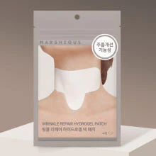 MARSHIQUE Wrinkle Repair Hydrogel Neck Patch 4 Sheets 마르시끄 링클 리페어 하이드로겔 넥패치 4매 - Image 2