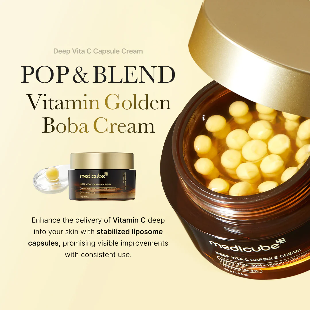 Medicube Deep Vita C Capsule Cream 55g 메디큐브 딥 비타C 캡슐 크림 55g - Image 12