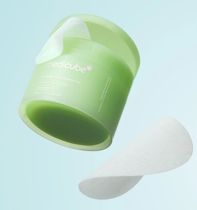 Medicube Exosome Cica Calming Toner Pad 100Pads Low-Irritating Daily Texture Care 메디큐브 엑소좀 시카 요철 진정패드 100패드 - Image 13