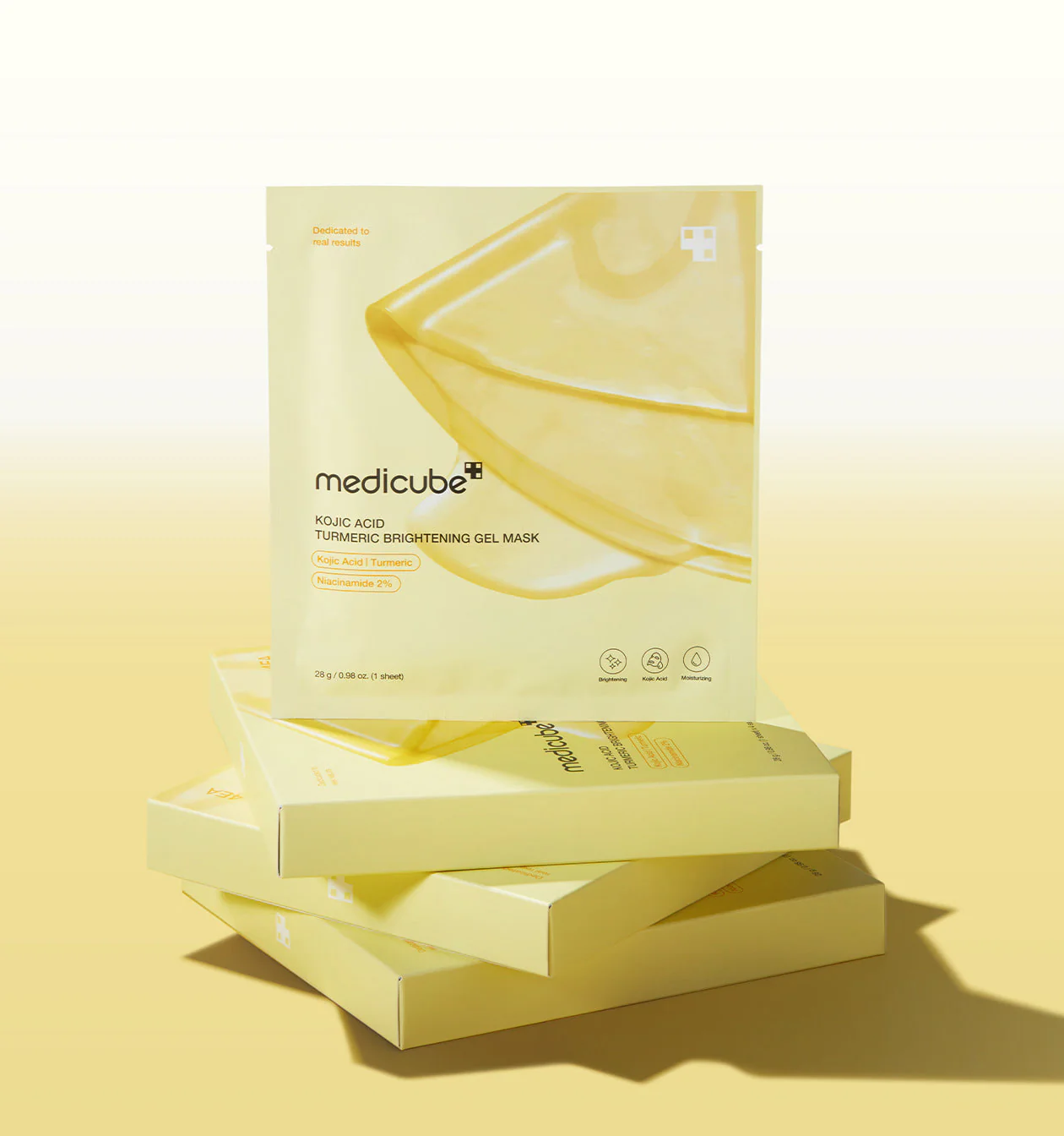 Medicube Kojic Acid Tumeric Brightening Gel Mask 28g / 0.98 oz. x 4ea 메디큐브 코직애씨드 터메릭 비타 겔 마스크 28g / 0.98 oz. x 4ea - Image 11