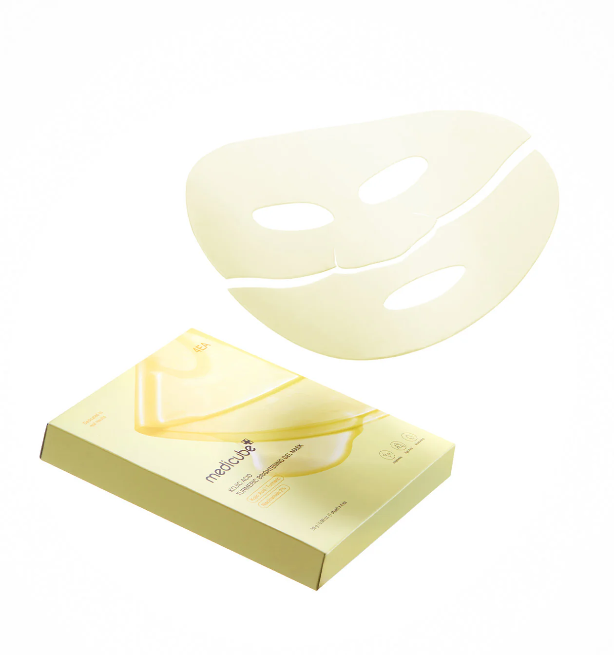 Medicube Kojic Acid Tumeric Brightening Gel Mask 28g / 0.98 oz. x 4ea 메디큐브 코직애씨드 터메릭 비타 겔 마스크 28g / 0.98 oz. x 4ea - Image 12