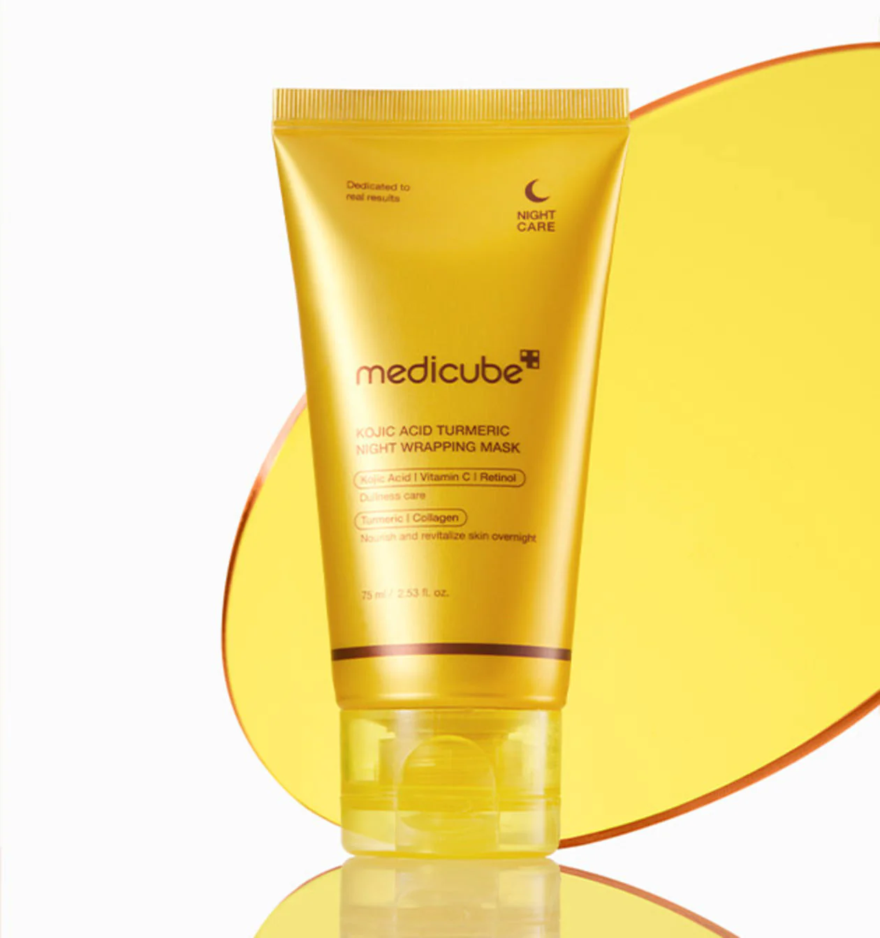 Medicube Kojic Acid Tumeric Night Wrapping Mask 75ml / 2.53 fl. oz. 메디큐브 코직애씨드 터메릭 비타 랩핑마스크 75ml / 2.53 fl. oz. - Image 11