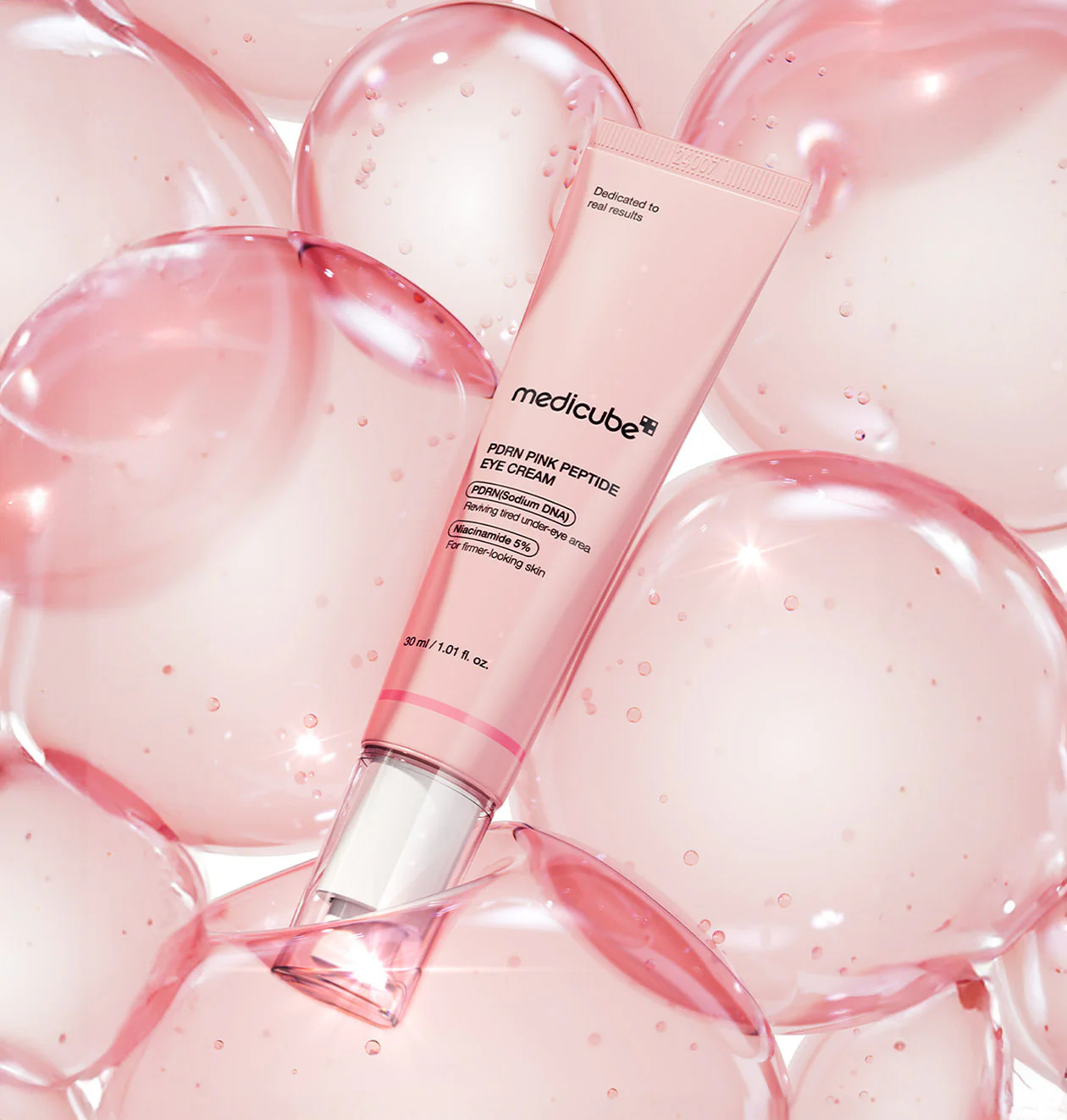Medicube PDRN Pink Peptide Eye Cream 30ml 메디큐브 PDRN 핑크 펩타이드 아이크림 30ml - Image 2