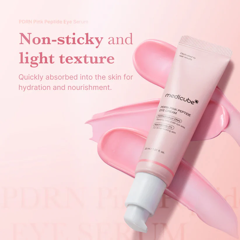 Medicube PDRN Pink Peptide Eye Cream 30ml 메디큐브 PDRN 핑크 펩타이드 아이크림 30ml - Image 8