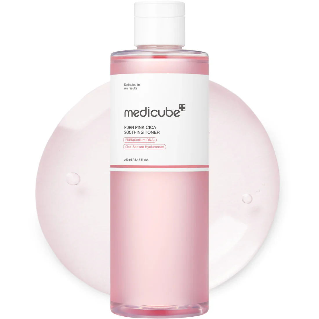 Medicube PDRN Pink Peptide Toner 250ml 메디큐브 PDRN 핑크 시카 수딩 토너 250ml - Image 3