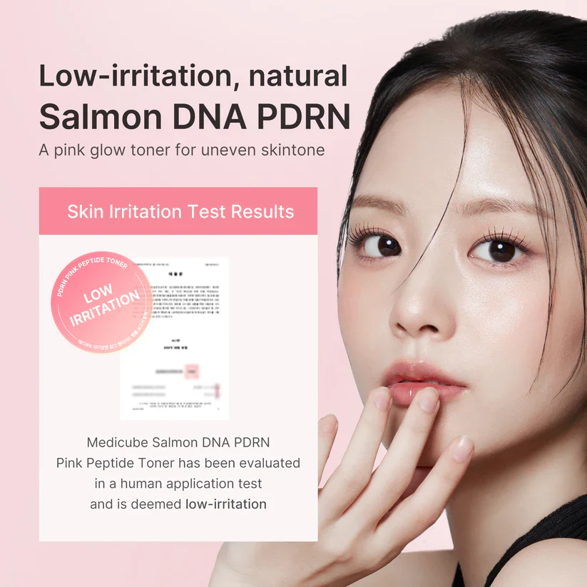 Medicube PDRN Pink Peptide Toner 250ml 메디큐브 PDRN 핑크 시카 수딩 토너 250ml - Image 6