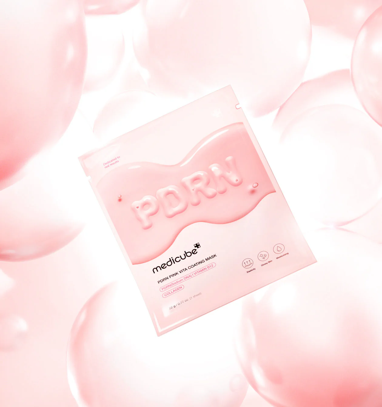 [5EA] Medicube PDRN Pink Vita Coating Mask 메디큐브 PDRN 핑크 비타 코팅 마스크 - Image 3