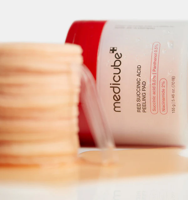 Medicube Red Succinic Acid Panthenol Pads 메디큐브 레드 석시닉 애씨드 패드 트러블개선 - Image 3