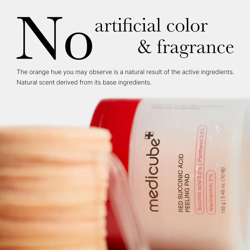 Medicube Red Succinic Acid Panthenol Pads 메디큐브 레드 석시닉 애씨드 패드 트러블개선 - Image 6