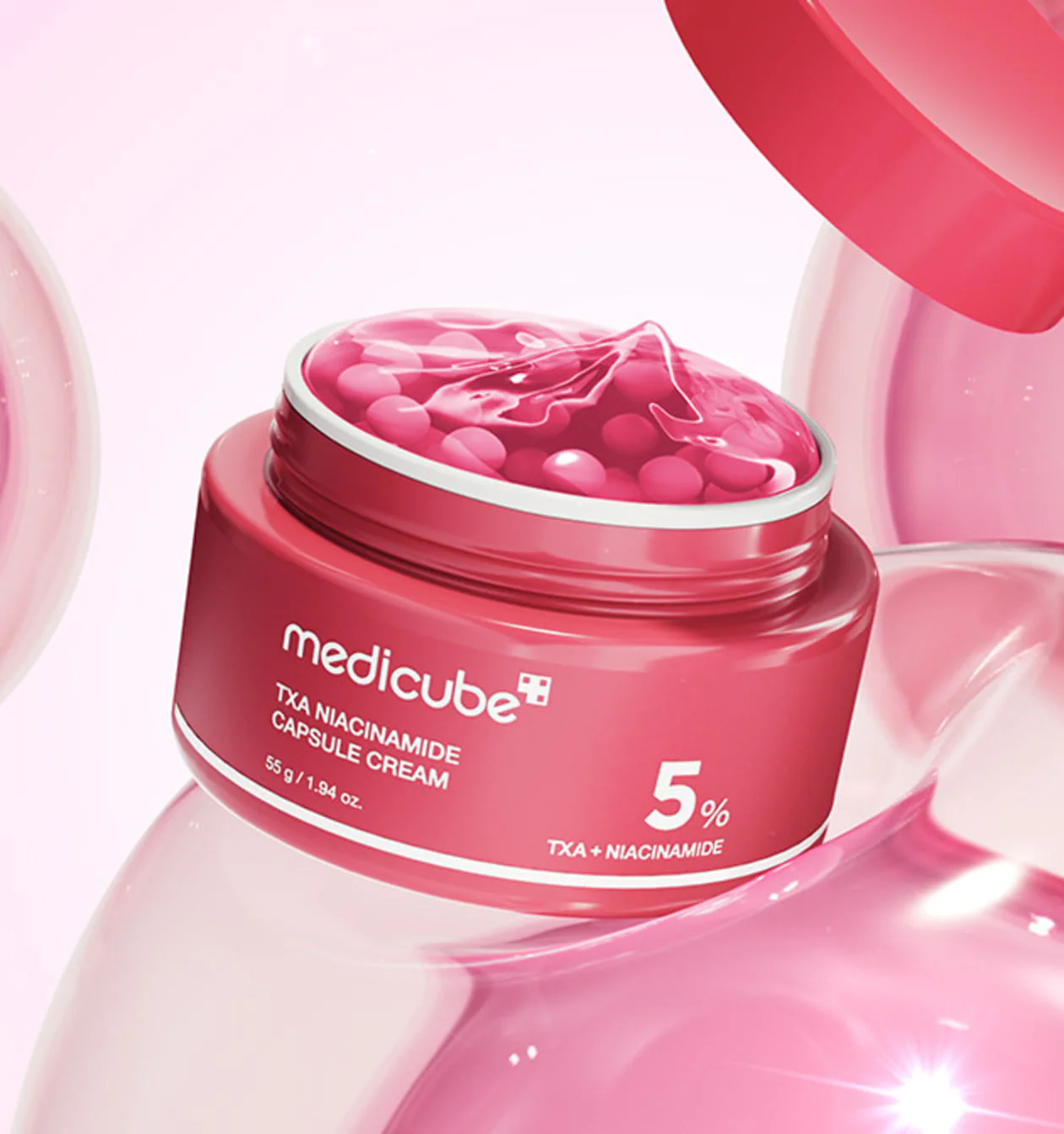 Medicube TXA + Niacinamide Capsule Cream 55g / 1.94 oz. 메디큐브 트라넥삼산 흔적토닝 캡슐크림 55g / 1.94 oz. - Image 5