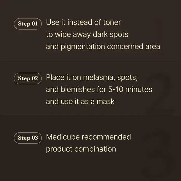 Medicube Vitamin C Dark Spot Pad 70Pads 메디큐브 딥 비타C 패드 70Pads - Image 10