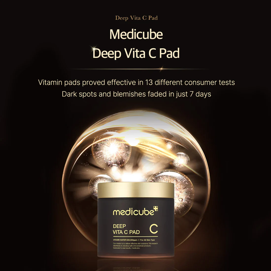 Medicube Vitamin C Dark Spot Pad 70Pads 메디큐브 딥 비타C 패드 70Pads - Image 2