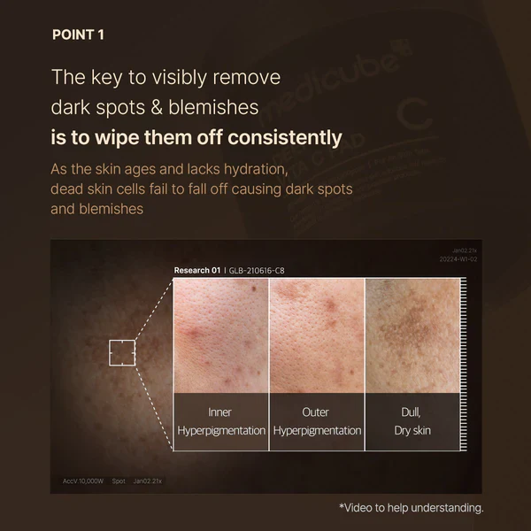 Medicube Vitamin C Dark Spot Pad 70Pads 메디큐브 딥 비타C 패드 70Pads - Image 4