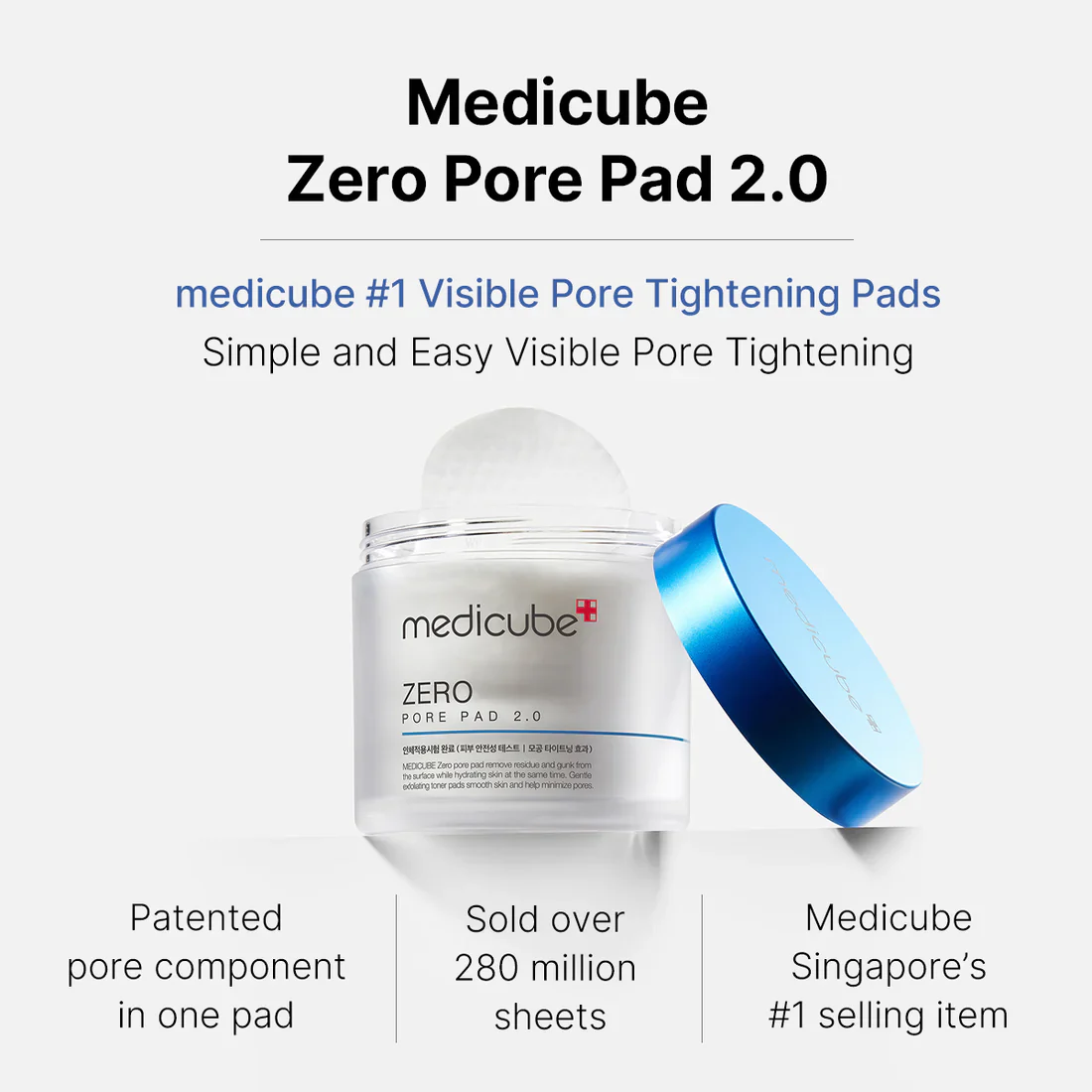Medicube Zero Pore Pad 2.0 메디큐브 제로모공패드 2.0 - Image 2