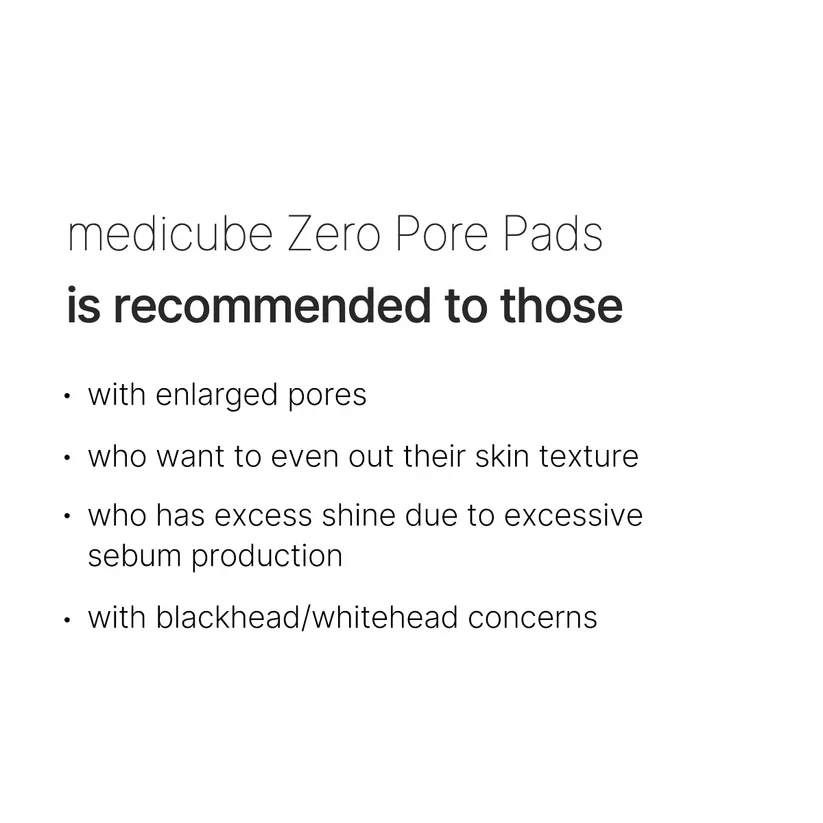Medicube Zero Pore Pad 2.0 메디큐브 제로모공패드 2.0 - Image 3