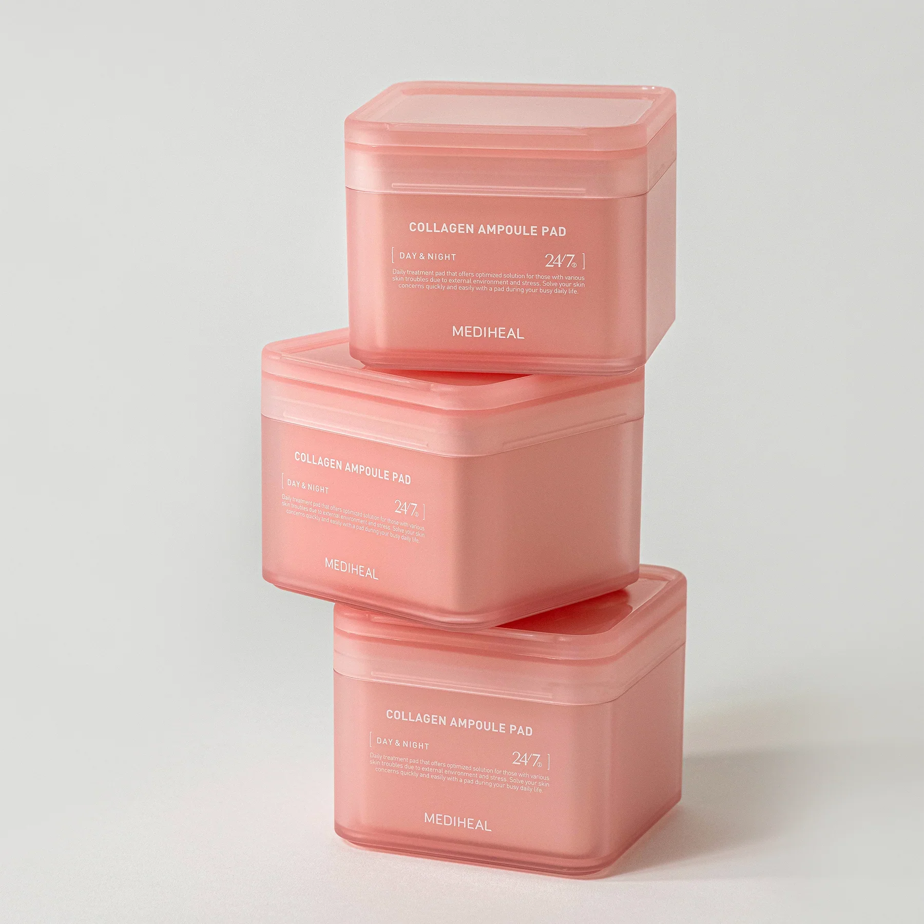 MEDIHEAL COLLAGEN AMPOULE PAD 100PADS 메디힐 탄력 콜라겐 채움 패드 100패드 - Image 5
