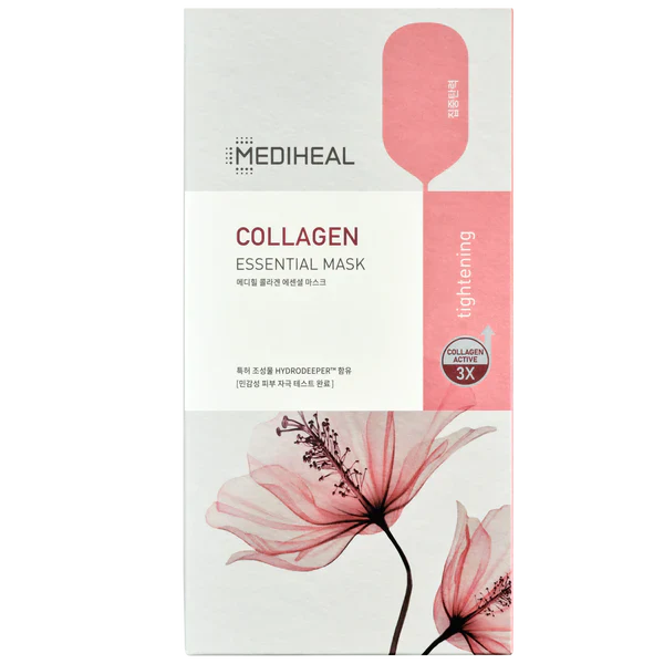MEDIHEAL COLLAGEN ESSENTIAL MASK 10EA / 메디힐 콜라겐 에센셜 마스크팩 10장 - Image 3