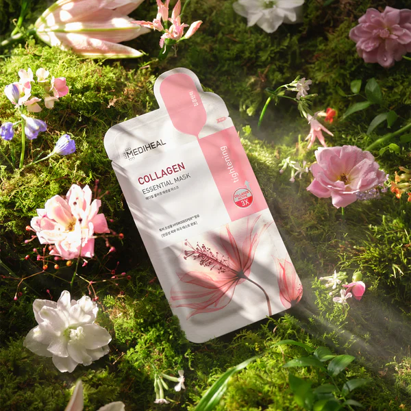 MEDIHEAL COLLAGEN ESSENTIAL MASK 10EA / 메디힐 콜라겐 에센셜 마스크팩 10장 - Image 4