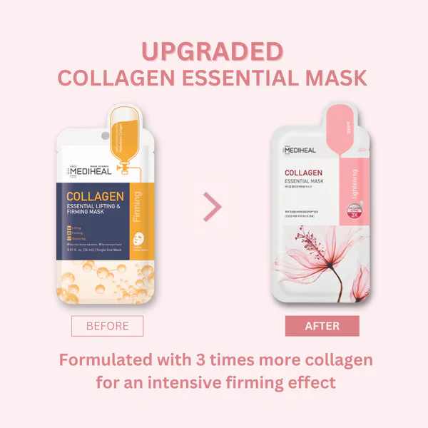 MEDIHEAL COLLAGEN ESSENTIAL MASK 10EA / 메디힐 콜라겐 에센셜 마스크팩 10장 - Image 7