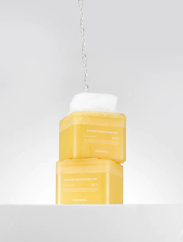 MEDIHEAL VITAMIDE BRIGHTENING PAD 100 PADS 메디힐 비타마이드 잡티 패드 100패드 - Image 4