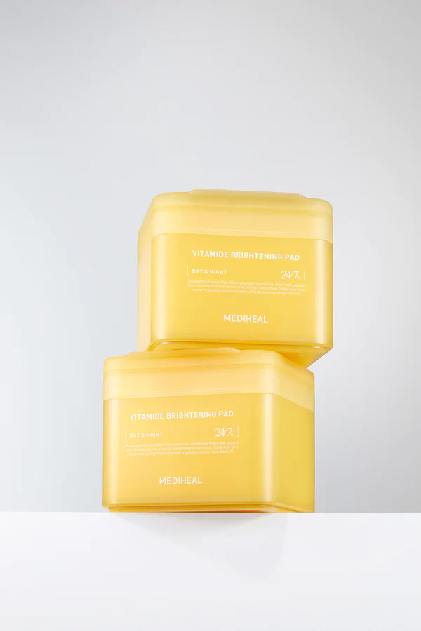 MEDIHEAL VITAMIDE BRIGHTENING PAD 100 PADS 메디힐 비타마이드 잡티 패드 100패드 - Image 5