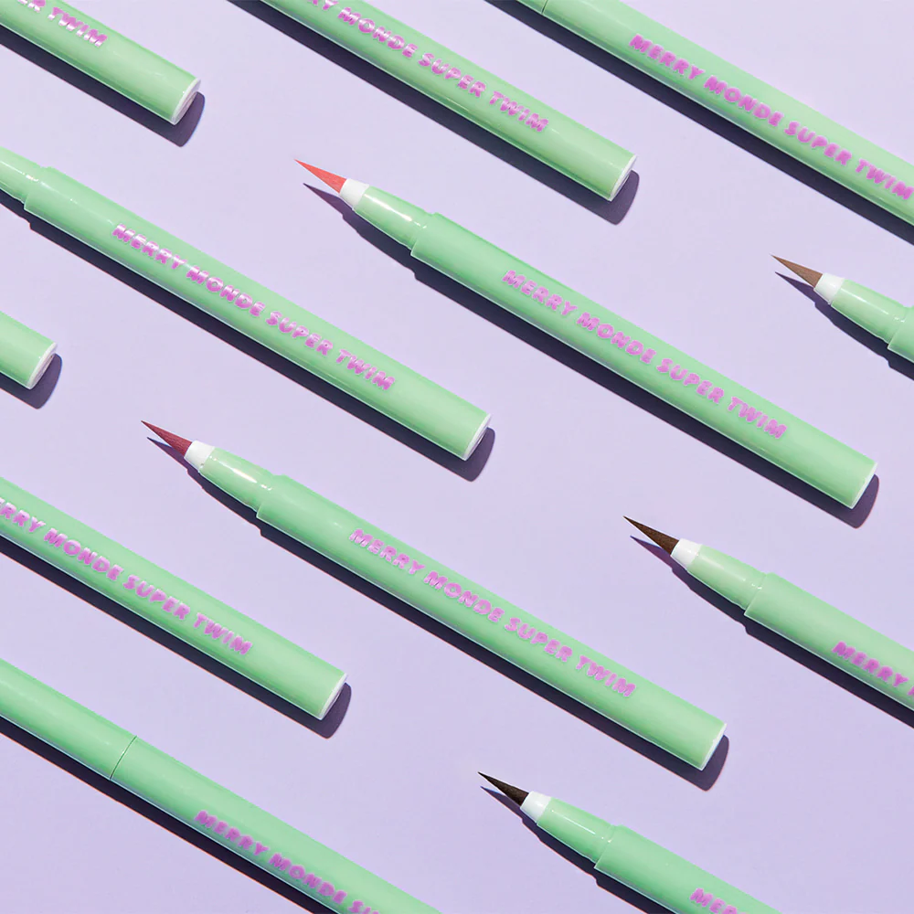 Merrymonde Super Twim Pen Eyeliner 12 Colors 메리몽드 슈퍼트임 펜 아이라이너 12색 - Image 3