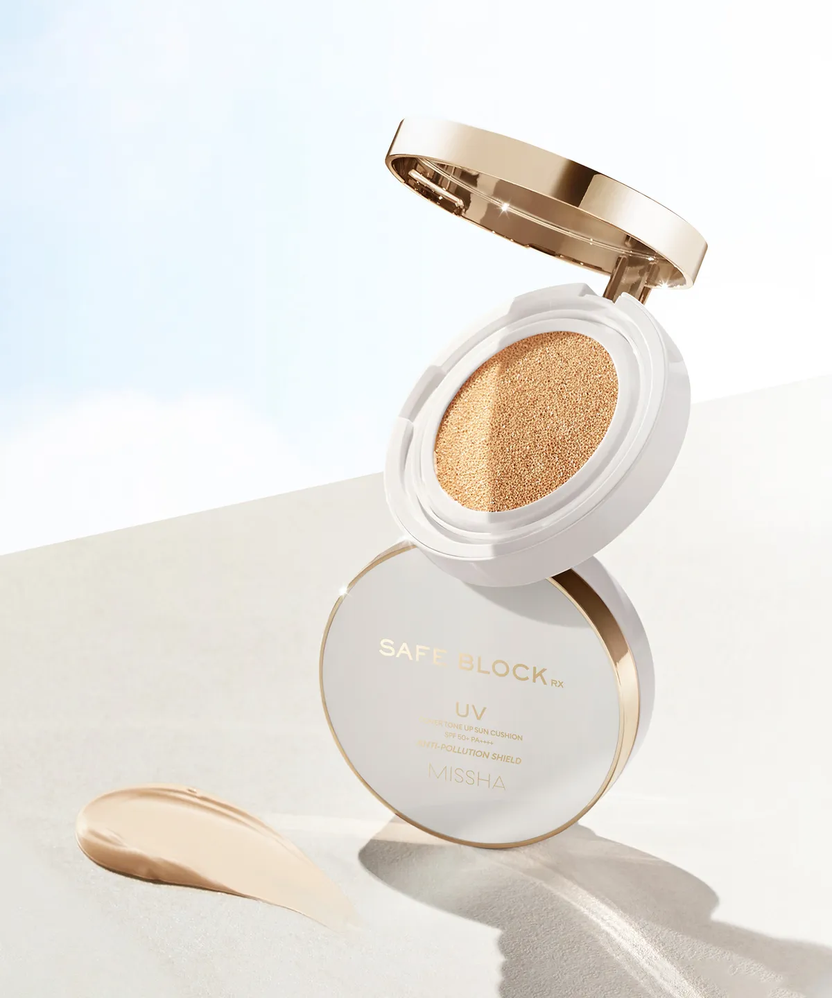MISSHA Safe Block RX Cover Tone-Up Sun Cushion SPF50+ PA++++ 14g 미샤 세이프 블록 RX 커버 톤업 선쿠션 SPF50+ PA++++ 14g - Image 3