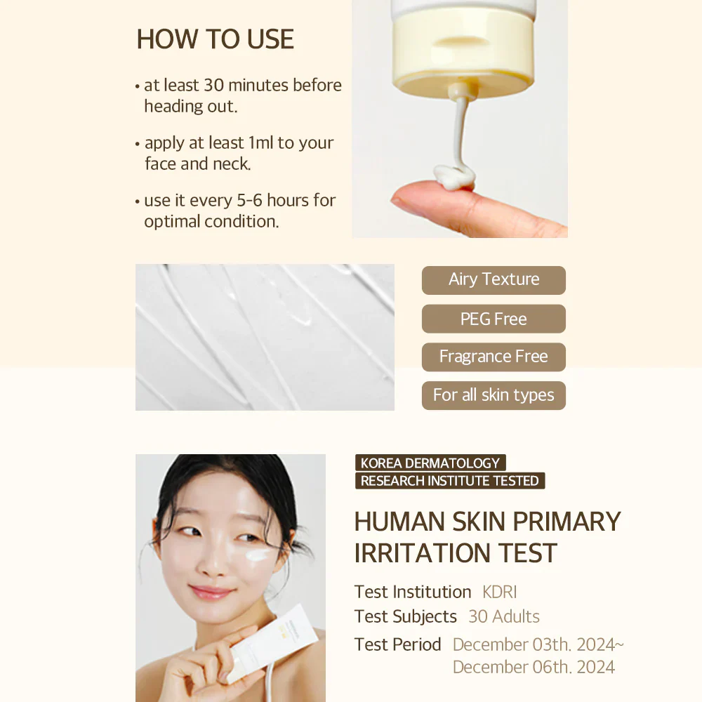 MIXSOON Bean Sun Serum SPF50+ PA++++ 50ml / 1.69 fl. oz. 믹순 콩 선세럼 SPF50+ PA++++ 50ml / 1.69 fl. oz. - Image 4