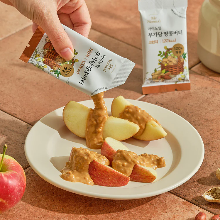 My Normal 100% Unsweetened Peanut Butter Sticks Salty / Crunchy / Creamy 20g x 10 Sticks 마이노멀 100% 무가당 땅콩버터 스틱 솔티/크런치/크리미 20g X 10개입 - Image 4