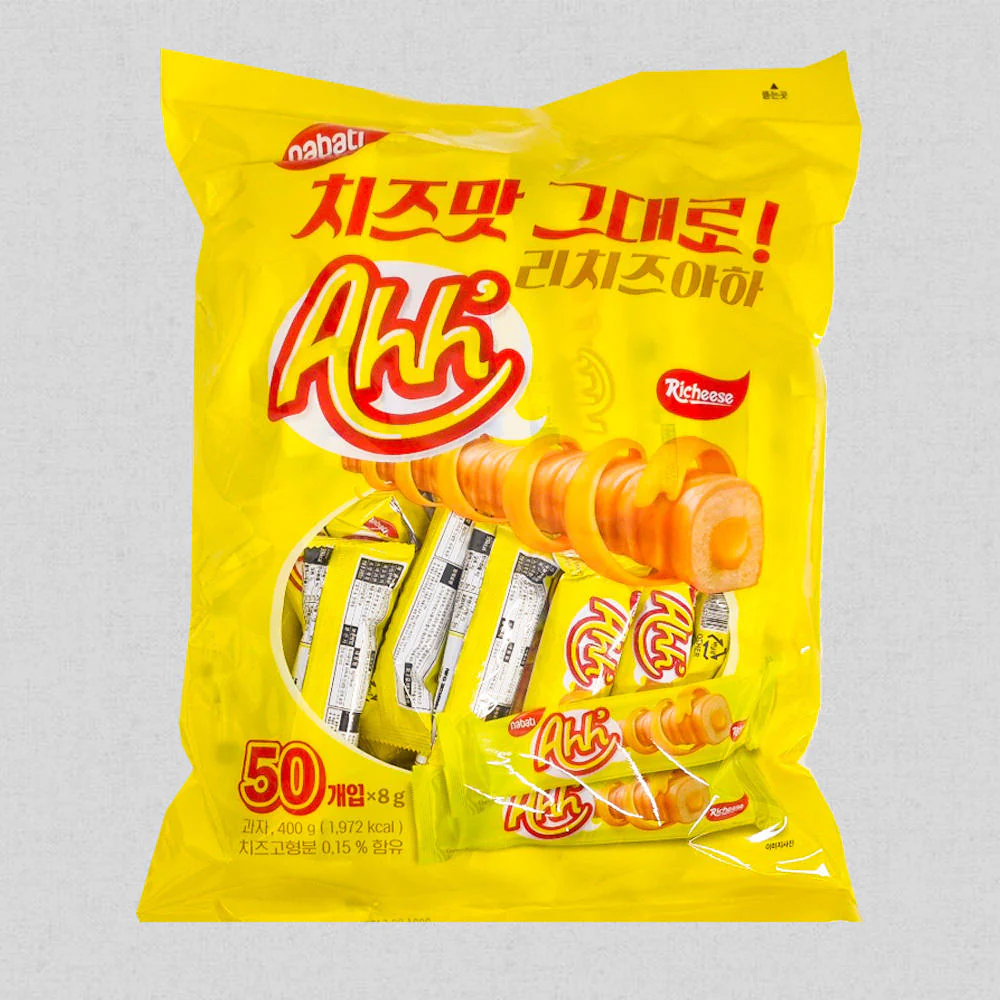 NABATI Richeese Ahh Triple Cheese Roll Snack 나바티 리치즈 아하 - Image 2
