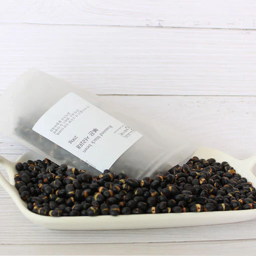 Neul Bom Foods Roasted Black Soybean Snack 200g 늘봄식품 열풍 볶음 서리태 200g 탈모예방 다이어트 - Image 6