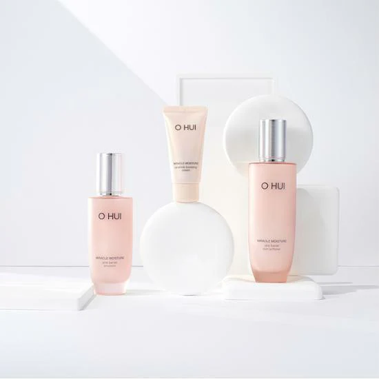 [NEWEST VER] *Refillable* O HUI MIRACLE MOISTURE PINK BARRIER 2PCS SPECIAL SET (오휘 미라클 모이스처 핑크 베리어 스페셜 2종 세트) - Image 3