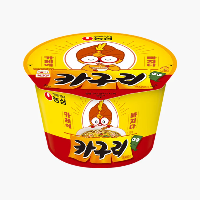 [PACK OF 8 / 16] Nongshim Kaguri Big Bowl 103g 농심 카구리 큰사발면 103g