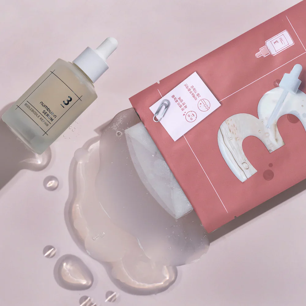 [PACK OF 4] Numbuzin No.3 Tingle-Pore Softening Sheet Mask 넘버즈인 3번 참은만큼 보들보들 결세럼팩 - Image 4