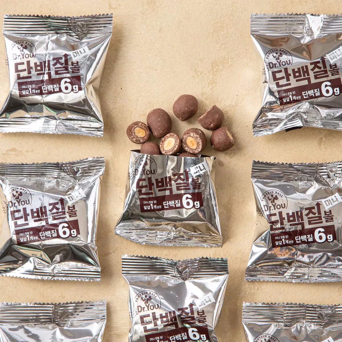 Orion Dr. You Protein Ball Mini 532g (28g X 19bags) 오리온 닥터유 단백질볼 미니 532g (28g X 19봉지) - Image 2