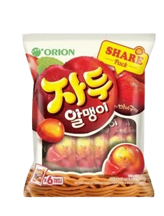 ORION Peelable gummies Kernel Jelly 216g (36g X 6EA) 4 flavors 오리온 후르츠 알맹이 젤리 216g (36g X 6EA) 4가지맛 - Image 3