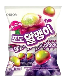 ORION Peelable gummies Kernel Jelly 216g (36g X 6EA) 4 flavors 오리온 후르츠 알맹이 젤리 216g (36g X 6EA) 4가지맛 - Image 4