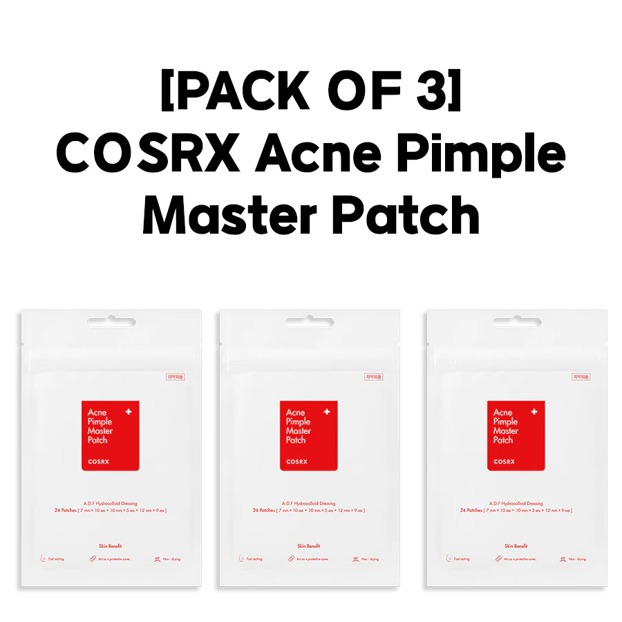 [PACK OF 3] COSRX Acne Pimple Master Patch 코스알엑스 아크네 핌플 마스터 패치