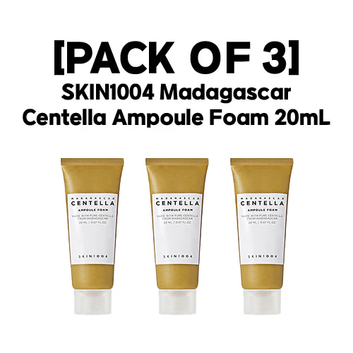 [PACK OF 3] SKIN1004 Madagascar Centella Ampoule Foam 20mL 스킨천사 마다가스카르 센텔라 앰플 폼 20ml