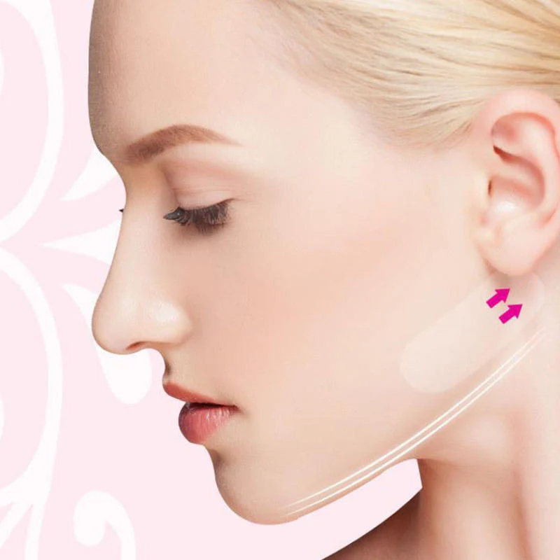 [PACK OF 3] Xin Qi  Face Lifting Tape 40pcs 페이스 리프팅 테이프 40매입 - Image 2